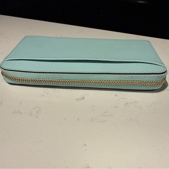 Kate Spade Eggshell Blue Zip Wallet - Picture 8 of 10